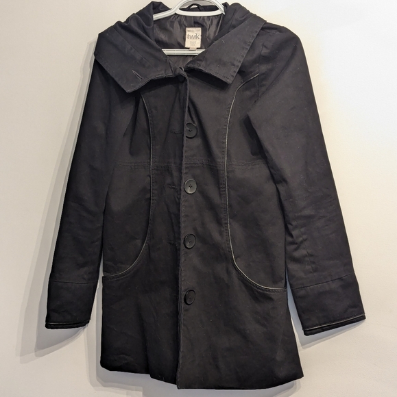 #24 - twik fall jacket button up black small - Picture 2 of 9